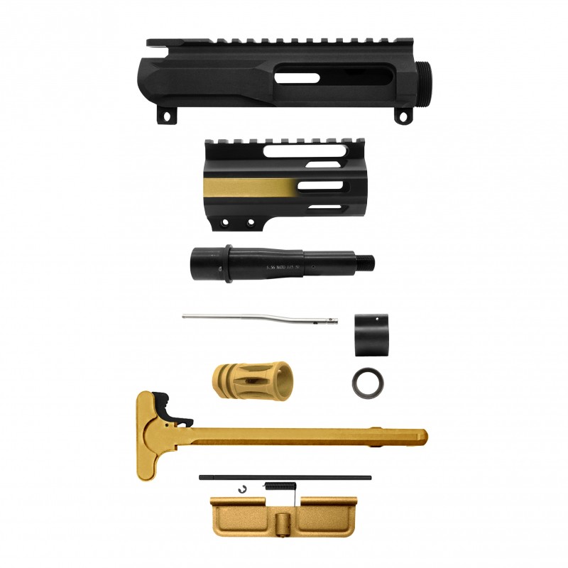 AR-15 .223/5.56 5" BARREL W/ 4'' HANDGUARD | PISTOL UPPER BUILD UPK235 [ASSEMBLED]