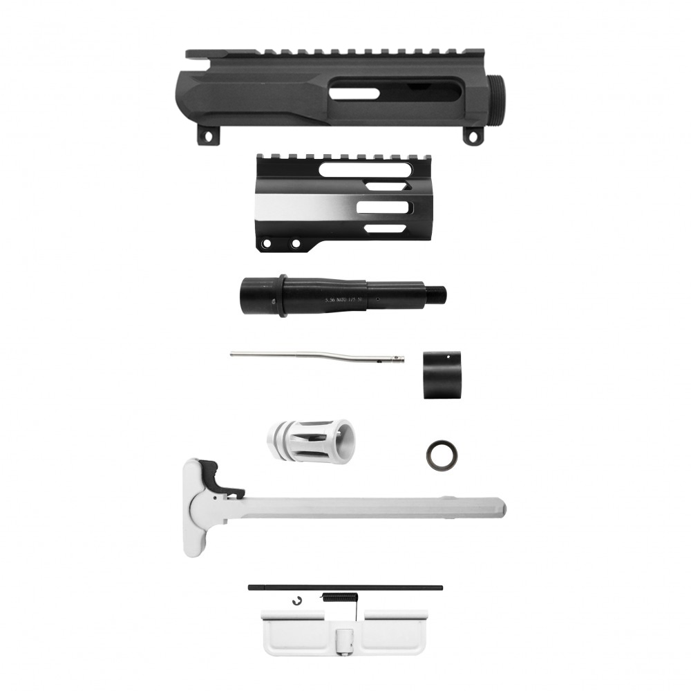 AR-15 .223/5.56 5" BARREL W/ 4'' HANDGUARD | PISTOL UPPER BUILD UPK237 [ASSEMBLED]