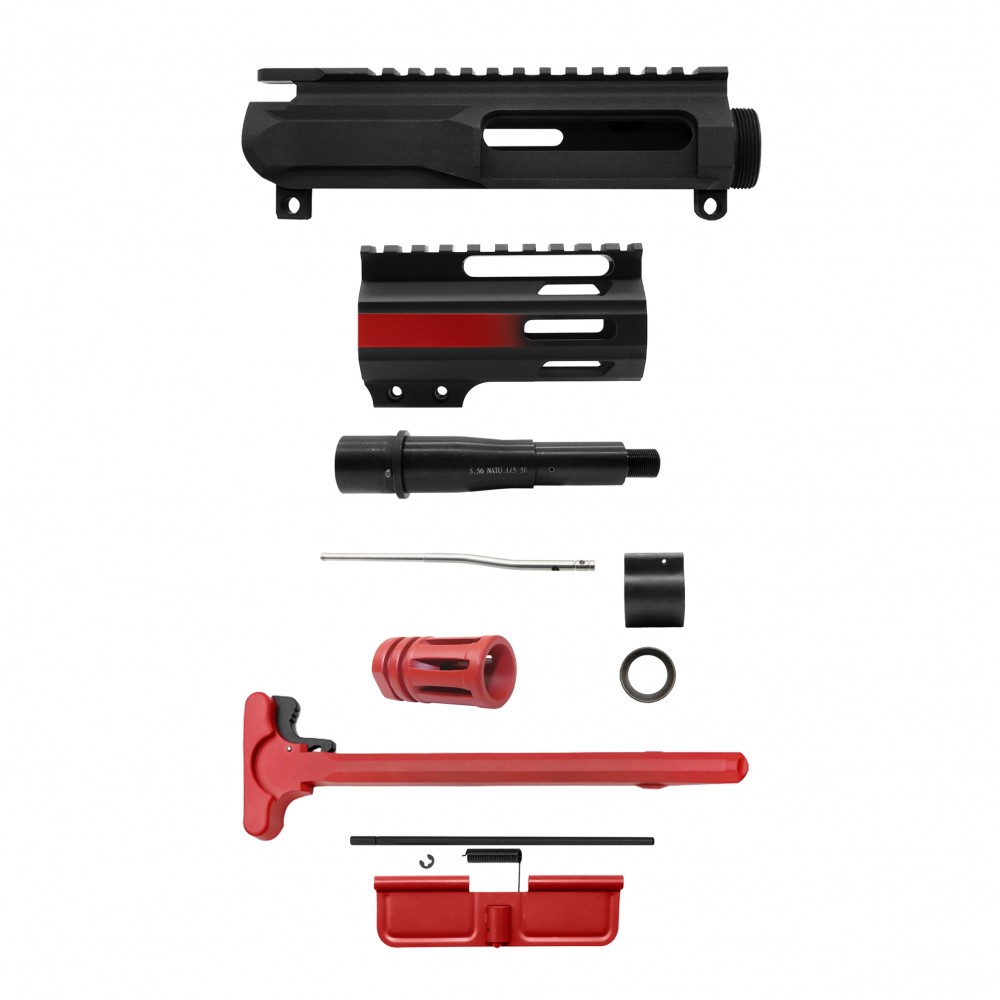 AR-15 .223/5.56 5" BARREL W/ 4'' HANDGUARD | PISTOL UPPER BUILD UPK239 [ASSEMBLED]