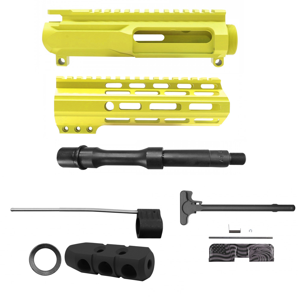 AR-15 .223/5.56 7.5" Barrel W/ 7" Handguard Cerakote Color Option |Pistol Upper Build UPK248 [ASSEMBLED]