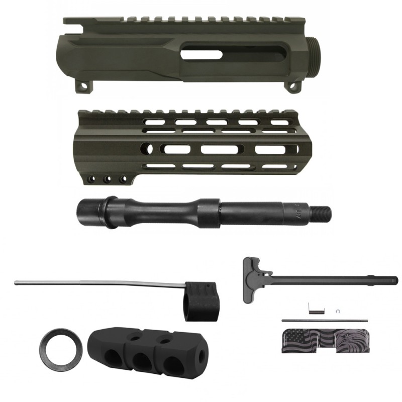 AR-15 .223/5.56 7.5" Barrel W/ 7" Handguard Cerakote Color Option |Pistol Upper Build UPK248 [ASSEMBLED]