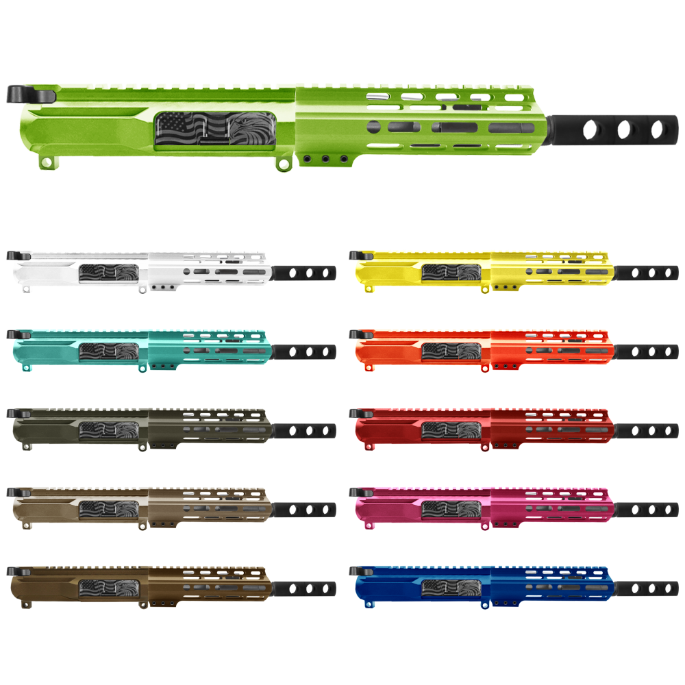 AR-15 .223/5.56 7.5" Barrel W/ 7" Handguard Cerakote Color Option |Pistol Upper Build UPK248 [ASSEMBLED]