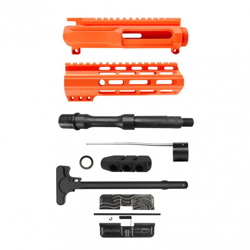 AR-15 .223/5.56 7.5" Barrel W/ 7" Handguard Cerakote Color Option |Pistol Upper Build UPK248 [ASSEMBLED]