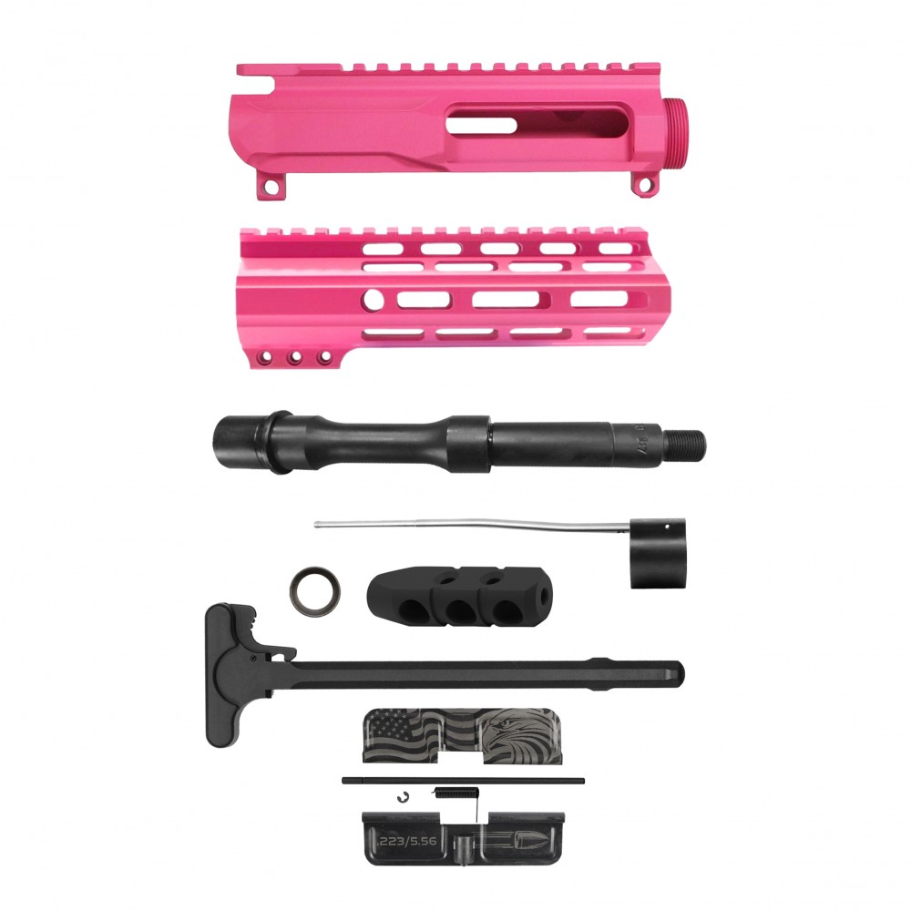 AR-15 .223/5.56 7.5" Barrel W/ 7" Handguard Cerakote Color Option |Pistol Upper Build UPK248 [ASSEMBLED]