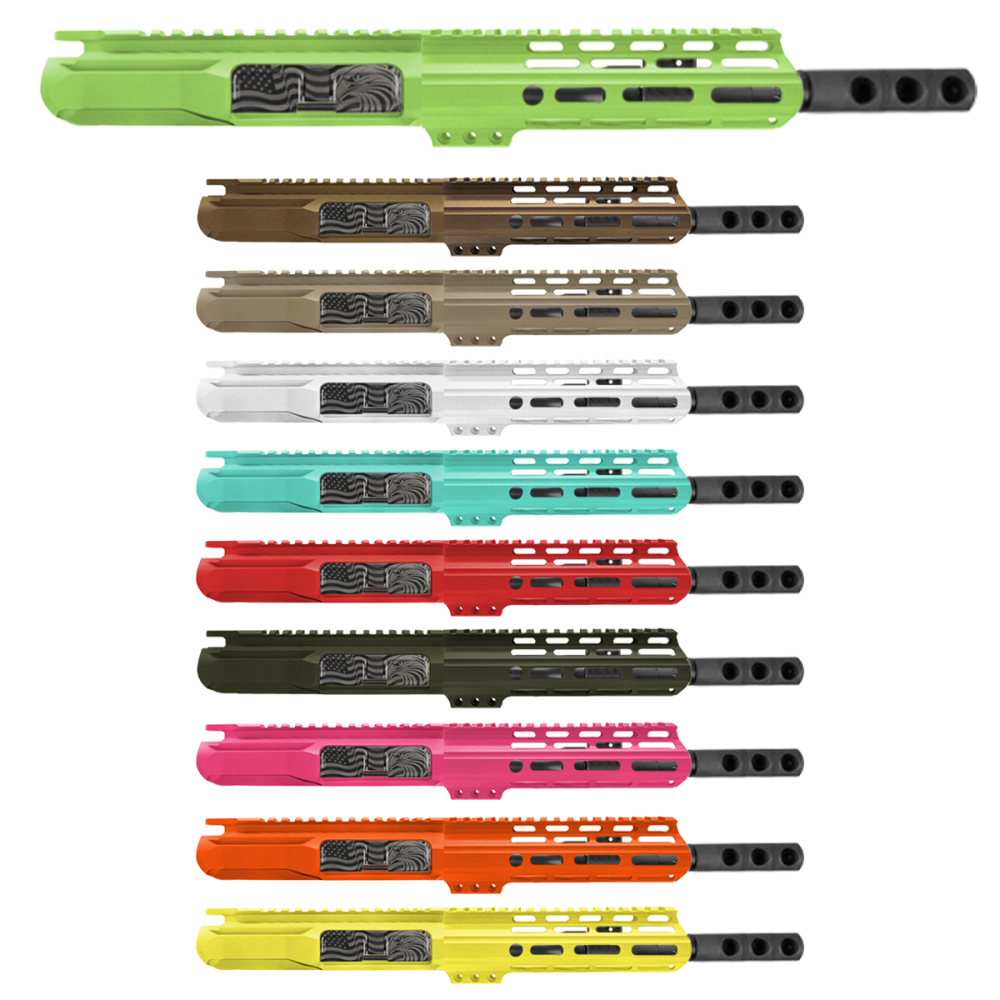 AR-15 .223/5.56 7.5" Barrel W/ 7" Handguard Cerakote Color Option |Pistol Upper Build UPK248 [ASSEMBLED]