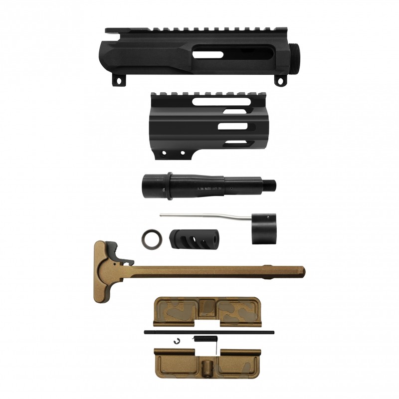 AR-15 .223/5.56 5" Barrel W/ 4'' Handguard |Pistol Upper Build UPK251 [ASSMBLED]