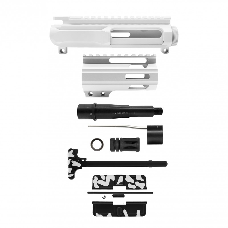 AR-15 .223/5.56 5" BARREL W/ 4'' HANDGUARD | PISTOL UPPER BUILD UPK254 [ASSEMBLED]