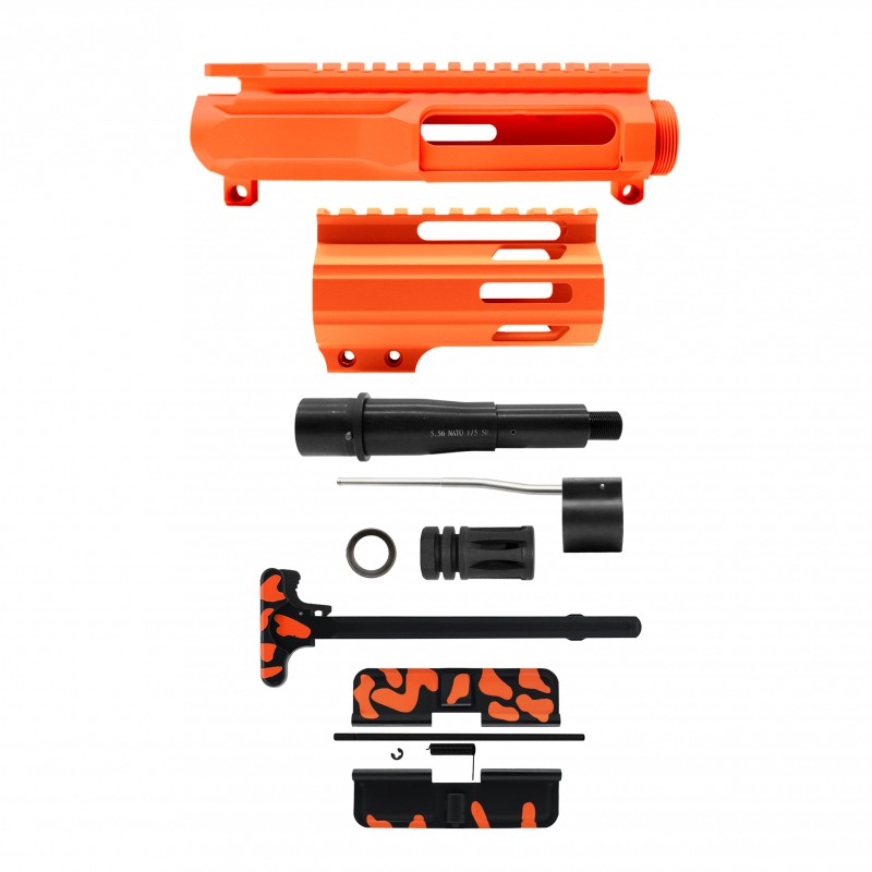 AR-15 .223/5.56 5" BARREL W/ 4'' HANDGUARD | PISTOL UPPER BUILD UPK255 [ASSEMBLED]