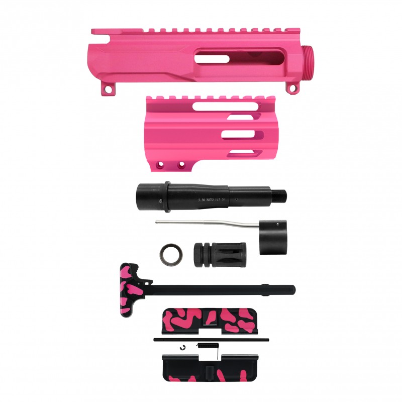 AR-15 .223/5.56 5" BARREL W/ 4'' HANDGUARD | PISTOL UPPER BUILD UPK257 [ASSEMBLED]