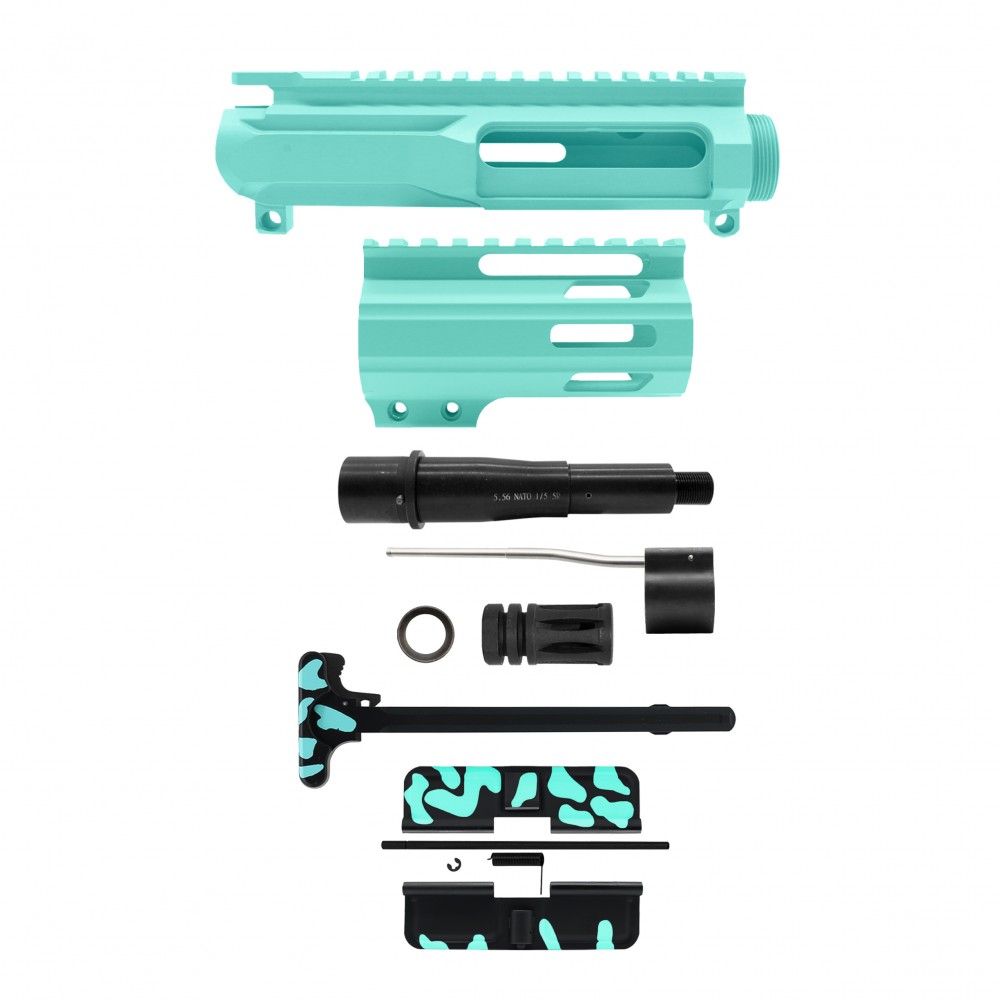 AR-15 .223/5.56 5" BARREL W/ 4'' HANDGUARD | PISTOL UPPER BUILD UPK258 [ASSEMBLED]