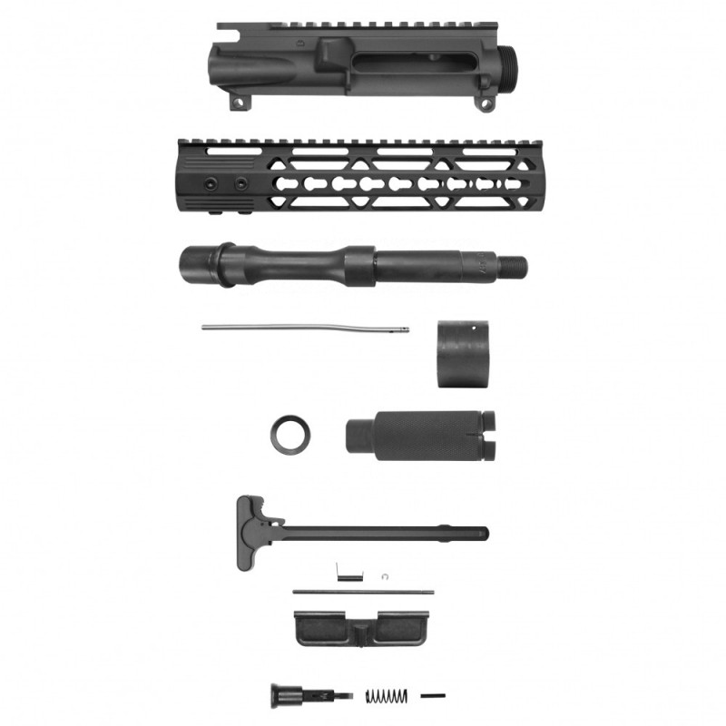 AR-15 5.56 7.5'' Stainless Steel Barrel 10'' Keymod Handguard | Pistol Upper Build UPK27 [ASSEMBLED]
