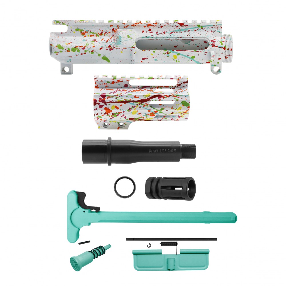 AR-40/ 40 S&W 4" Barrel W/ 4" Handguard | Pistol Upper Build UPK275 [ASSEMBLED]