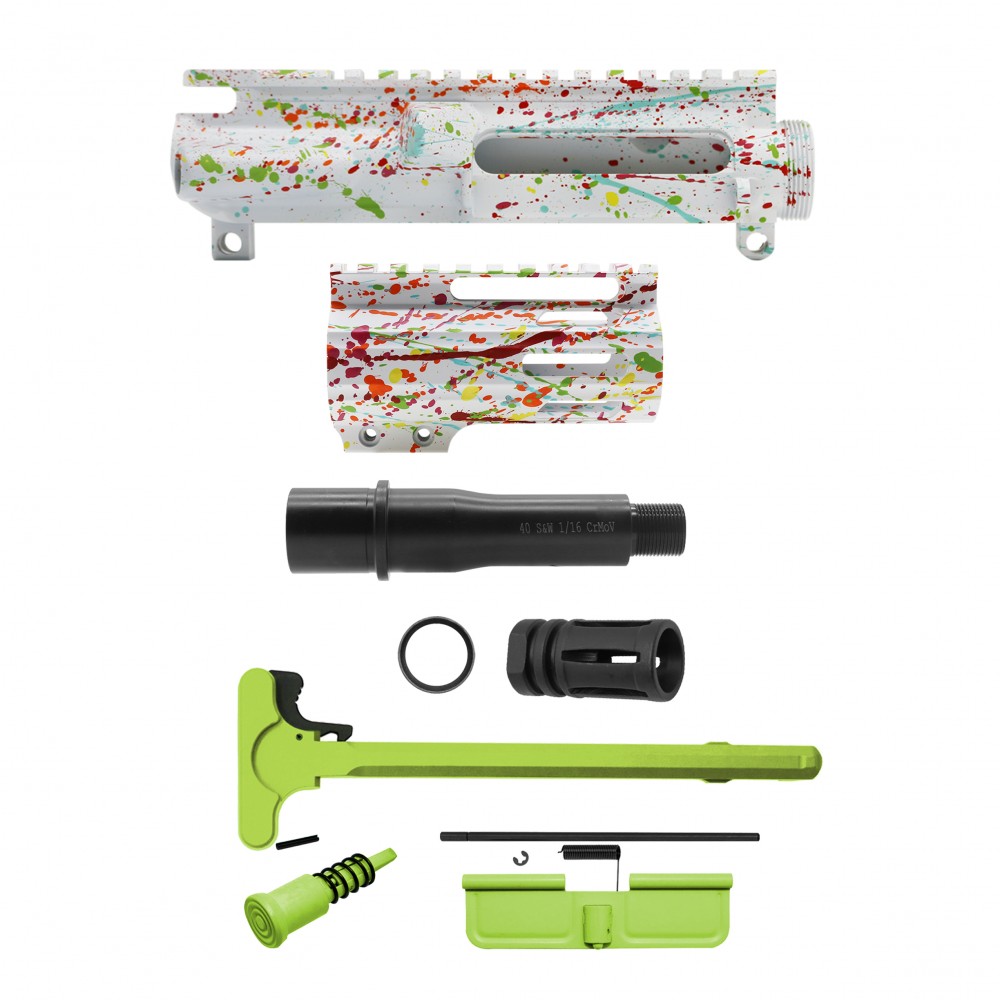 AR-40/ 40 S&W 4" Barrel W/ 4" Handguard | Pistol Upper Build UPK275 [ASSEMBLED]