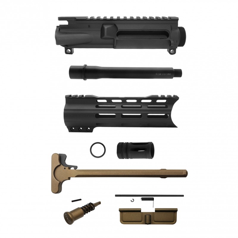 AR-40/ 40 S&W 8" Barrel 7" Handguard | PISTOL UPPER BUILD UPK279 [ASSMBLED]
