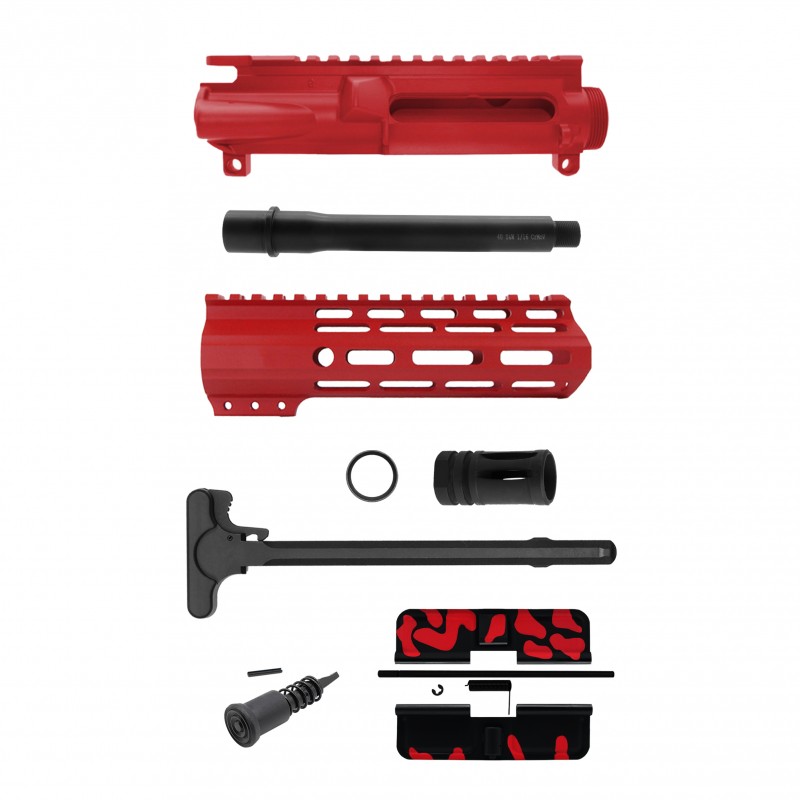 AR-40/ 40 S&W 8" Barrel 7" Handguard | PISTOL UPPER BUILD UPK284 [ASSMBLED]
