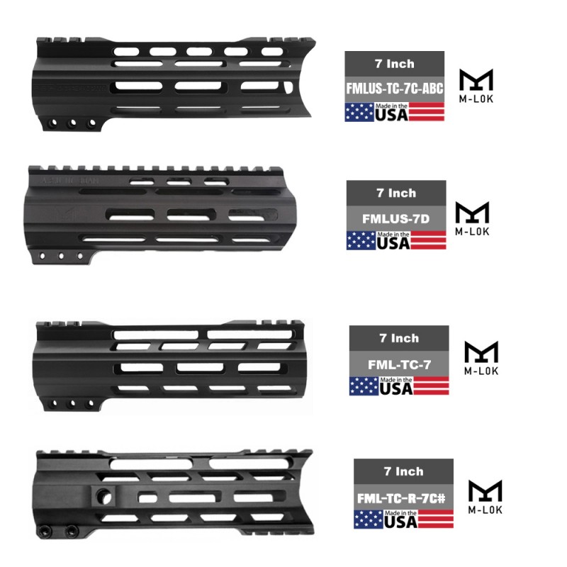 AR-15 5.56 7.5'' Barrel 7'' M Lok Handguard | USA Flag | Pistol Upper Build UPK29 [ASSEMBLED]