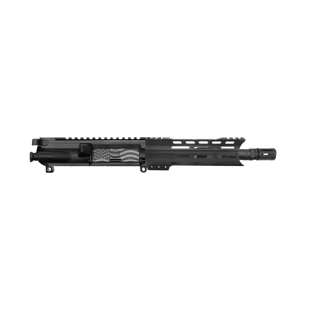 AR-15 5.56 7.5'' Barrel 7'' M Lok Handguard | USA Flag | Pistol Upper Build UPK29 [ASSEMBLED]