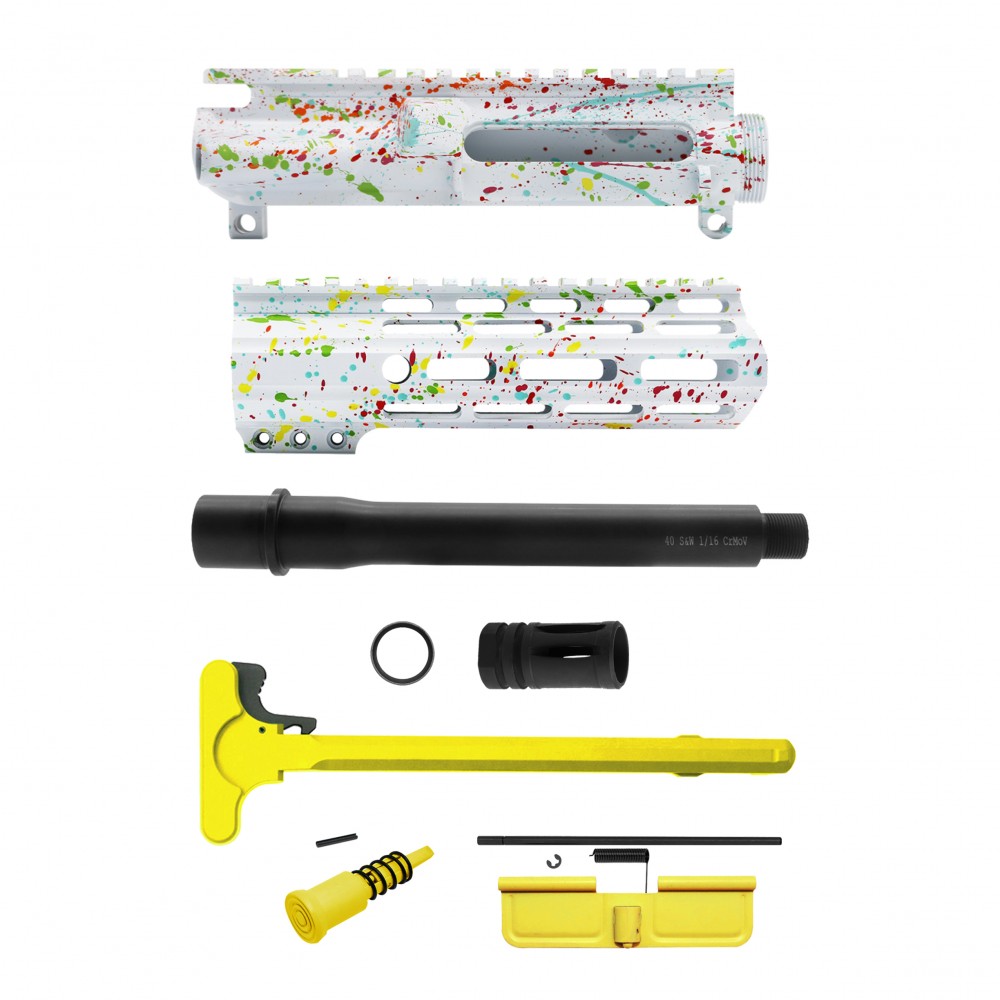 AR-40/ 40 S&W 8" Barrel 7" Handguard | Pistol Upper Build UPK292 [ASSEMBLED]