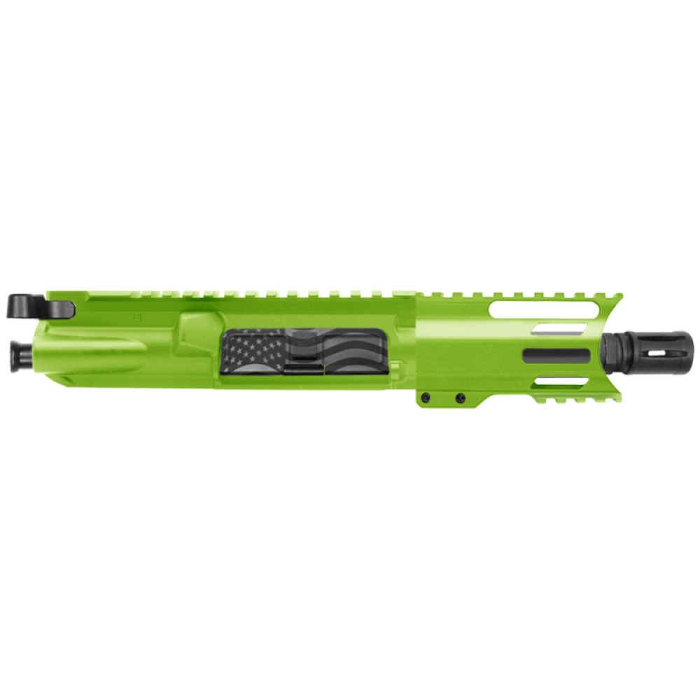 AR 9mm 4'' Barrel W/ 4'' Handguard Color Options | Pistol Upper Build UPK303 [ASSEMBLED]