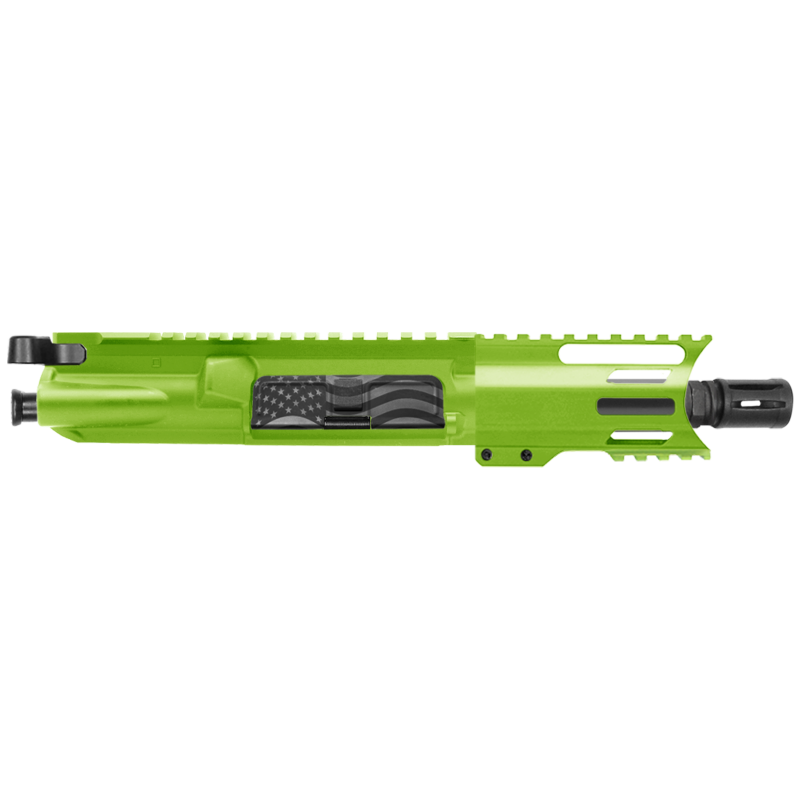 AR 9mm 4'' Barrel W/ 4'' Handguard Color Options | Pistol Upper Build UPK303 [ASSEMBLED]