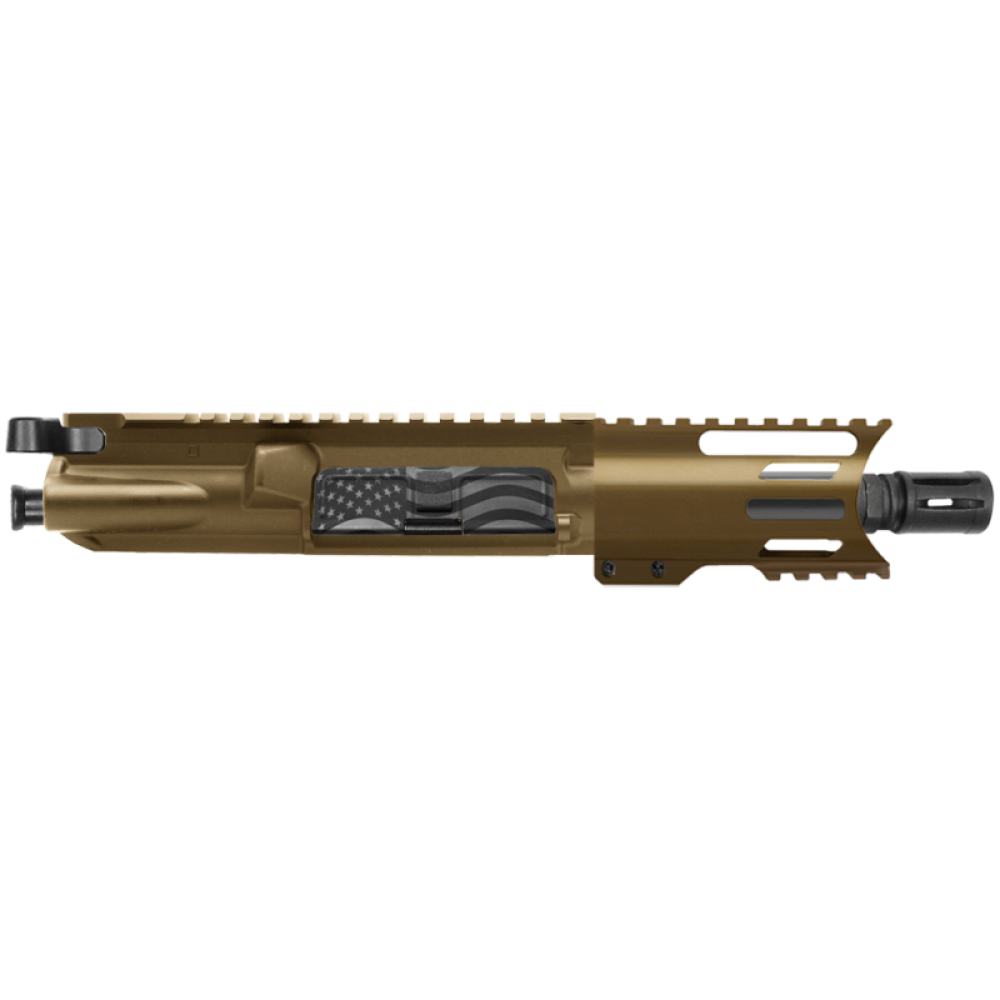 AR 9mm 4'' Barrel W/ 4'' Handguard Color Options | Pistol Upper Build UPK303 [ASSEMBLED]