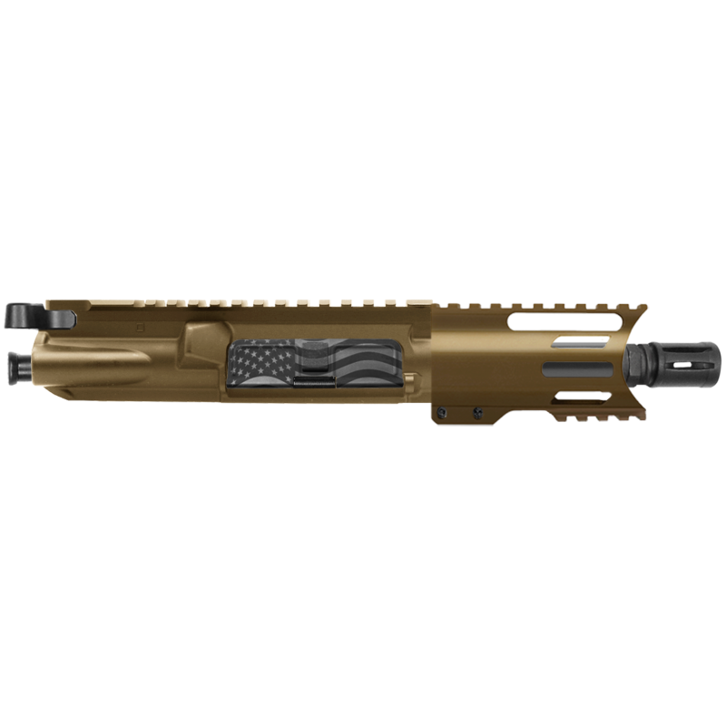 AR 9mm 4'' Barrel W/ 4'' Handguard Color Options | Pistol Upper Build UPK303 [ASSEMBLED]