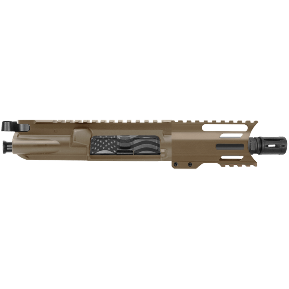 AR 9mm 4'' Barrel W/ 4'' Handguard Color Options | Pistol Upper Build UPK303 [ASSEMBLED]