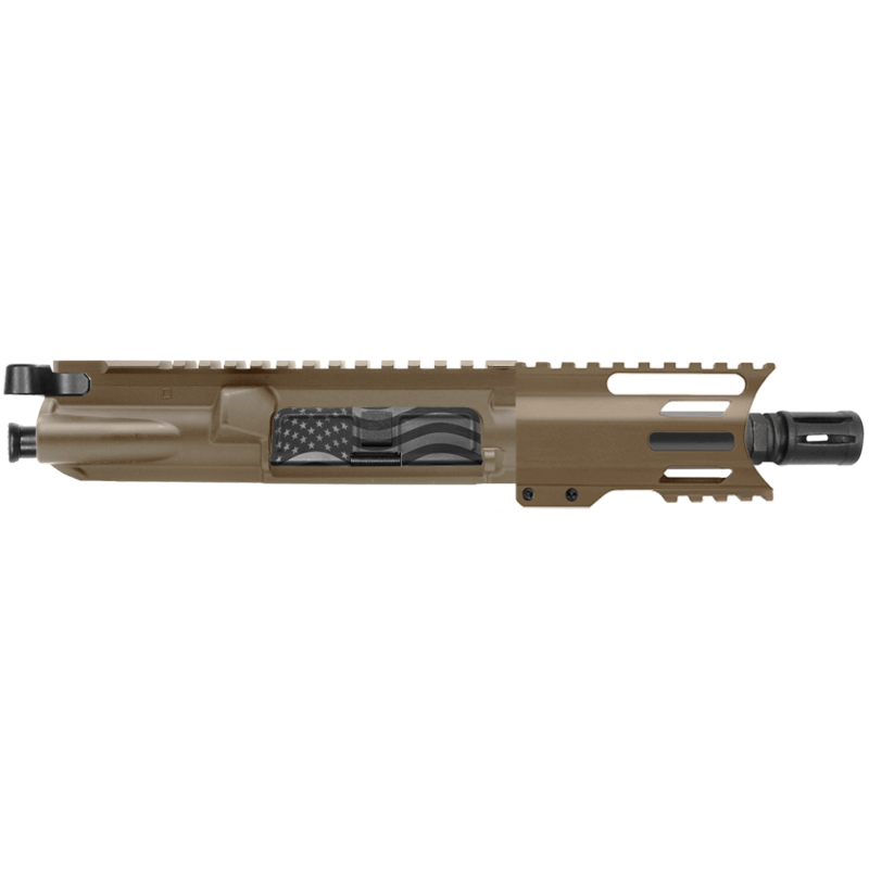 AR 9mm 4'' Barrel W/ 4'' Handguard Color Options | Pistol Upper Build UPK303 [ASSEMBLED]