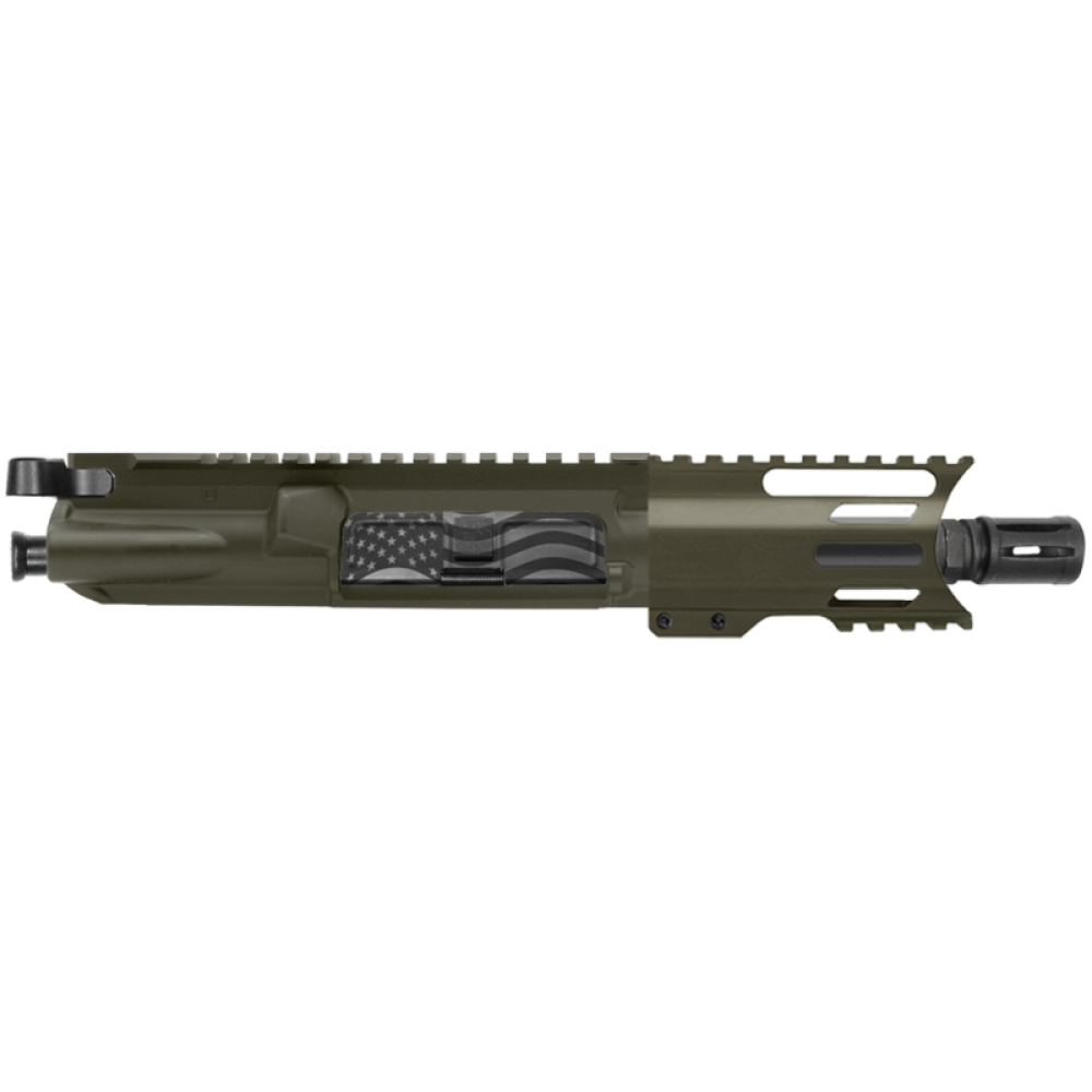 AR 9mm 4'' Barrel W/ 4'' Handguard Color Options | Pistol Upper Build UPK303 [ASSEMBLED]