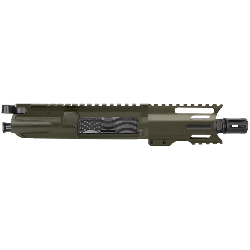 AR 9mm 4'' Barrel W/ 4'' Handguard Color Options | Pistol Upper Build UPK303 [ASSEMBLED]