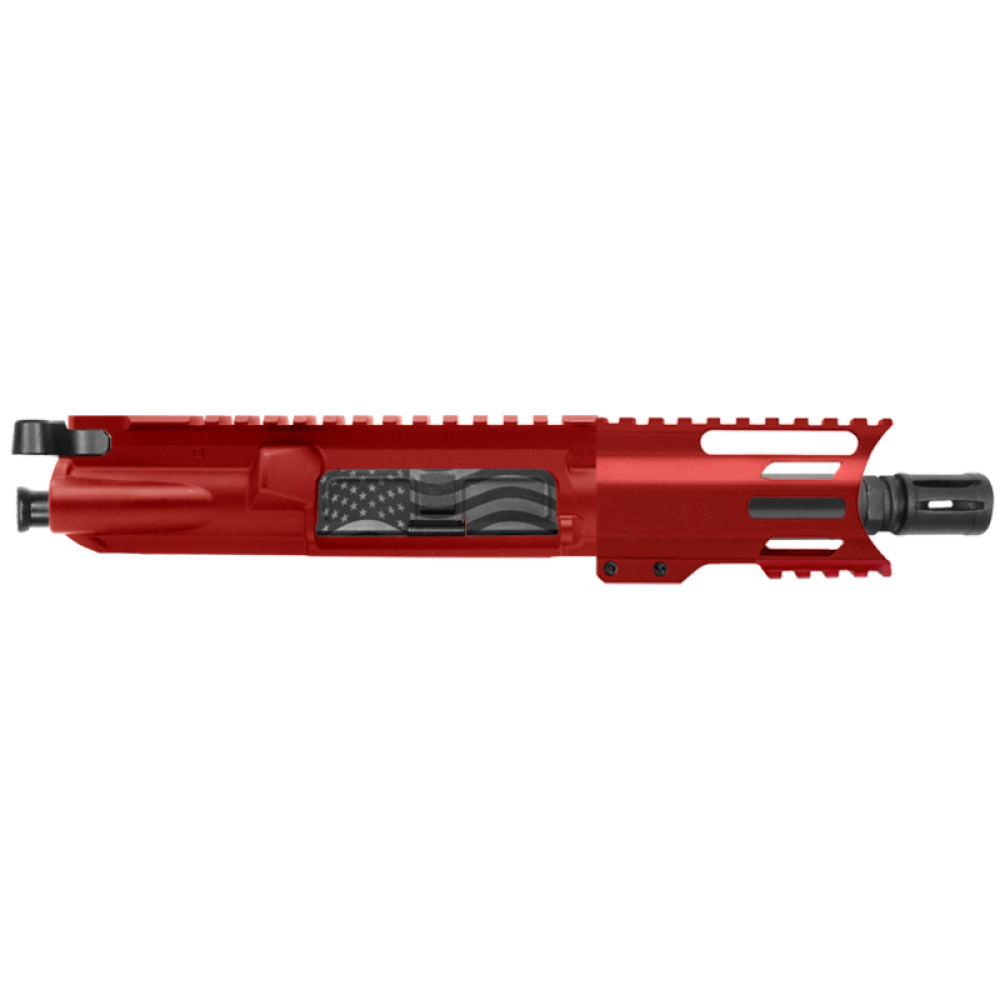 AR 9mm 4'' Barrel W/ 4'' Handguard Color Options | Pistol Upper Build UPK303 [ASSEMBLED]