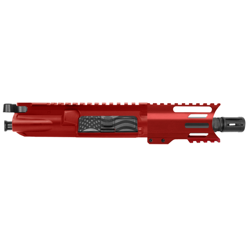 AR 9mm 4'' Barrel W/ 4'' Handguard Color Options | Pistol Upper Build UPK303 [ASSEMBLED]