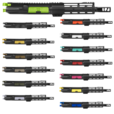 AR-9mm 7.5'' Barrel 7'' Handguard / Color Bundle Options | Pistol Upper Build UPK307 [ASSEMBLED]