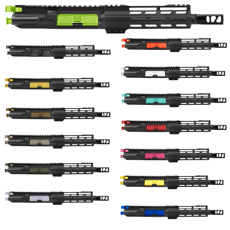 AR-9mm 7.5'' Barrel 7'' Handguard / Color Bundle Options | Pistol Upper Build UPK307 [ASSEMBLED]
