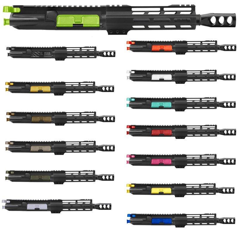 AR-9mm 7.5'' Barrel 7'' Handguard / Color Bundle Options | Pistol Upper Build UPK307 [ASSEMBLED]
