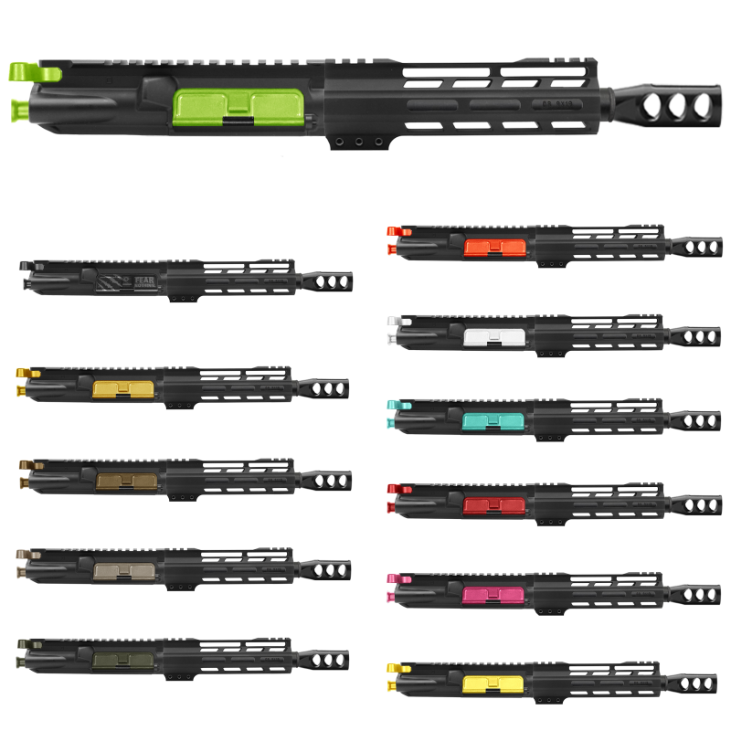 AR-9mm 7.5'' Barrel 7'' Handguard / Color Bundle Options | Pistol Upper Build UPK307 [ASSEMBLED]