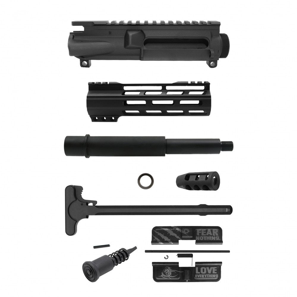 AR-9mm 7.5'' Barrel 7'' Handguard / Color Bundle Options | Pistol Upper Build UPK307 [ASSEMBLED]