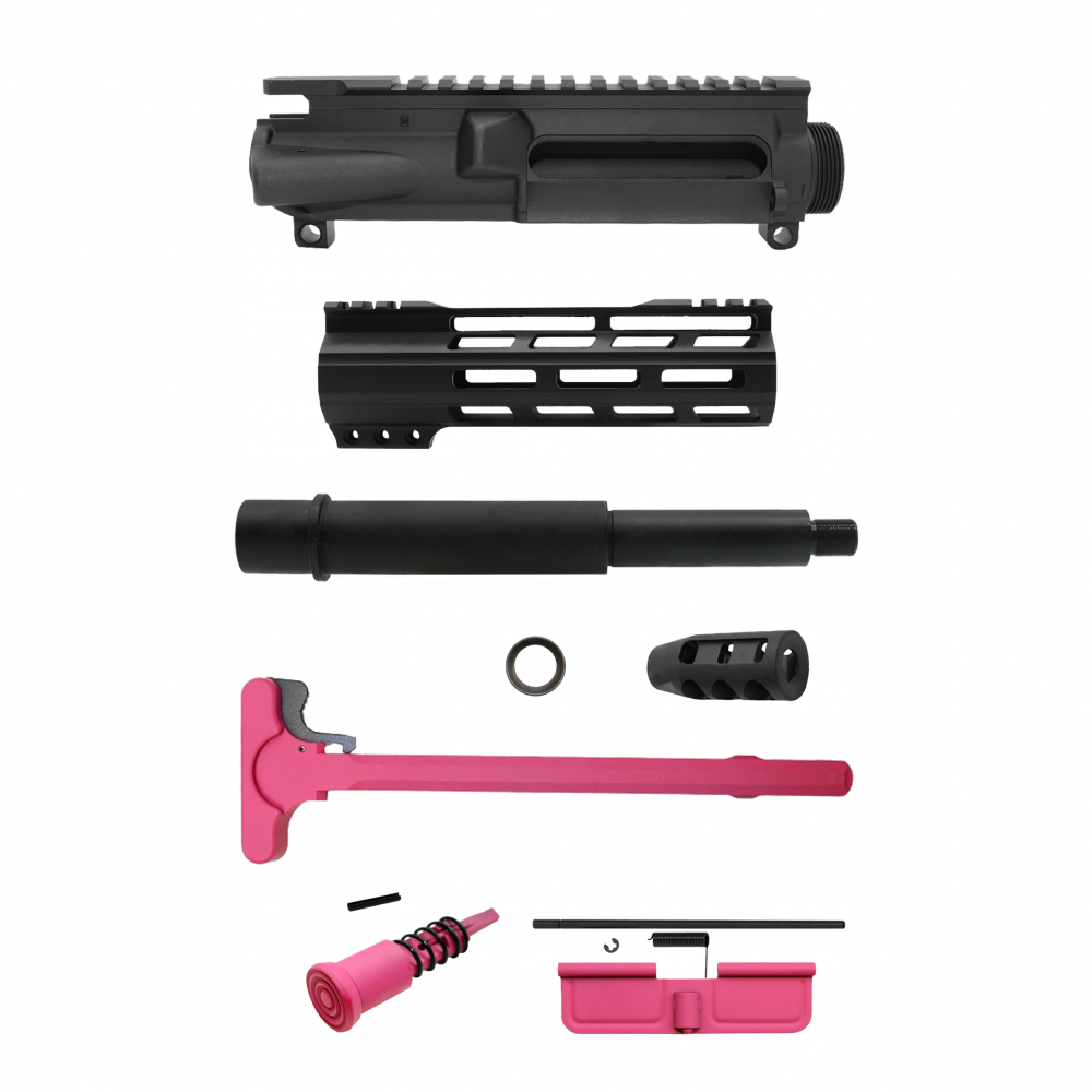 AR-9mm 7.5'' Barrel 7'' Handguard / Color Bundle Options | Pistol Upper Build UPK307 [ASSEMBLED]