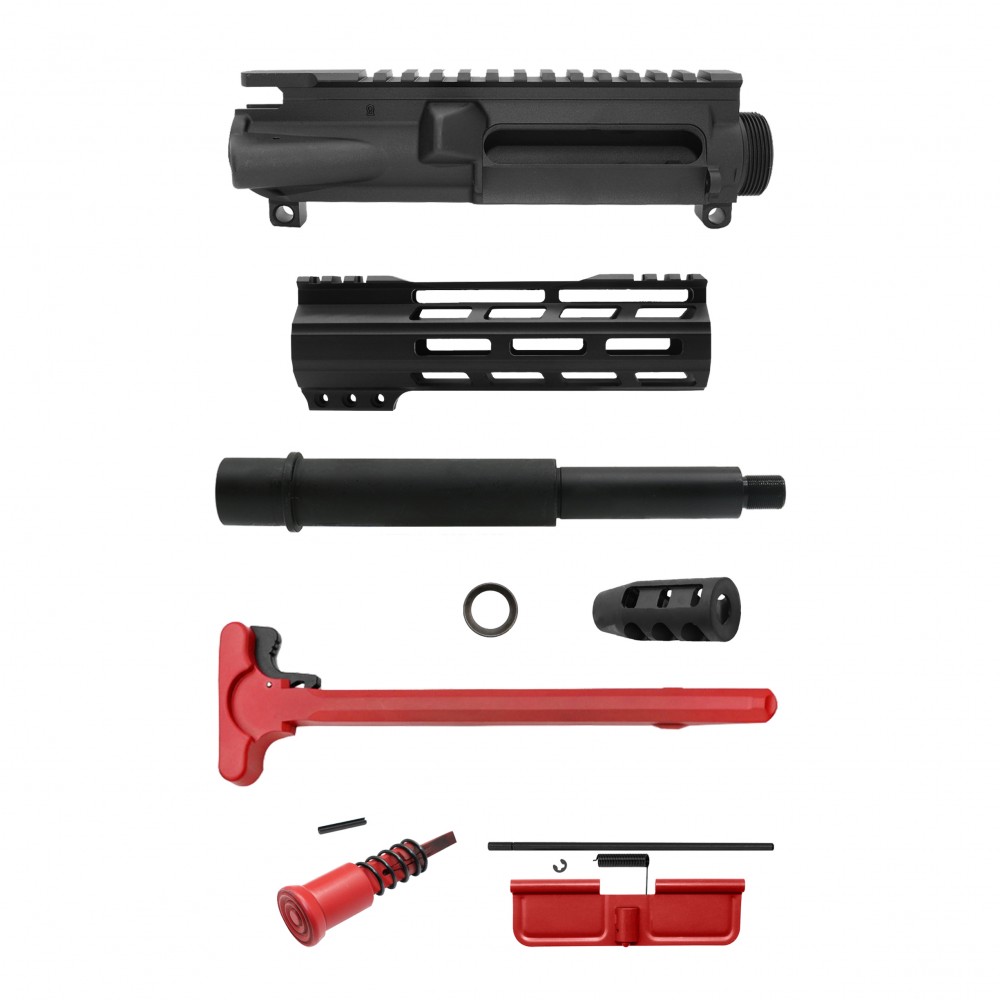 AR-9mm 7.5'' Barrel 7'' Handguard / Color Bundle Options | Pistol Upper Build UPK307 [ASSEMBLED]