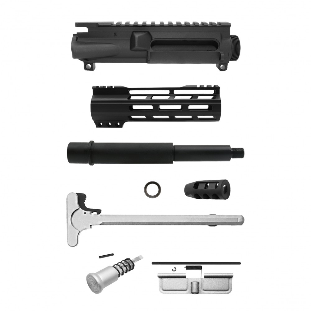 AR-9mm 7.5'' Barrel 7'' Handguard / Color Bundle Options | Pistol Upper Build UPK307 [ASSEMBLED]