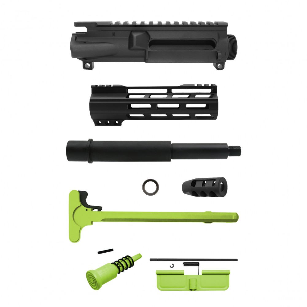 AR-9mm 7.5'' Barrel 7'' Handguard / Color Bundle Options | Pistol Upper Build UPK307 [ASSEMBLED]