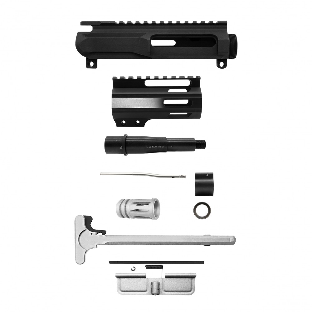 AR-15 .223/5.56 5" BARREL W/ 4'' HANDGUARD | PISTOL UPPER BUILD UPK329 [ASSEMBLED]