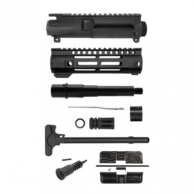 AR-15 .223/5.56 6" Barrel W/ 7" Handguard | PISTOL UPPER BUILD UPK349 [ASSEMBLED]