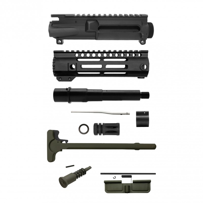 AR-15 .223/5.56 6" Barrel W/ 7" Handguard | PISTOL UPPER BUILD UPK349 [ASSEMBLED]