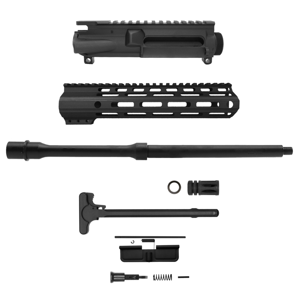 AR 9mm 16'' Barrel W/ 10'' 12'' 15'' M-LOK Handguard option | Carbine Upper Build UPK42 [ASSEMBLED]