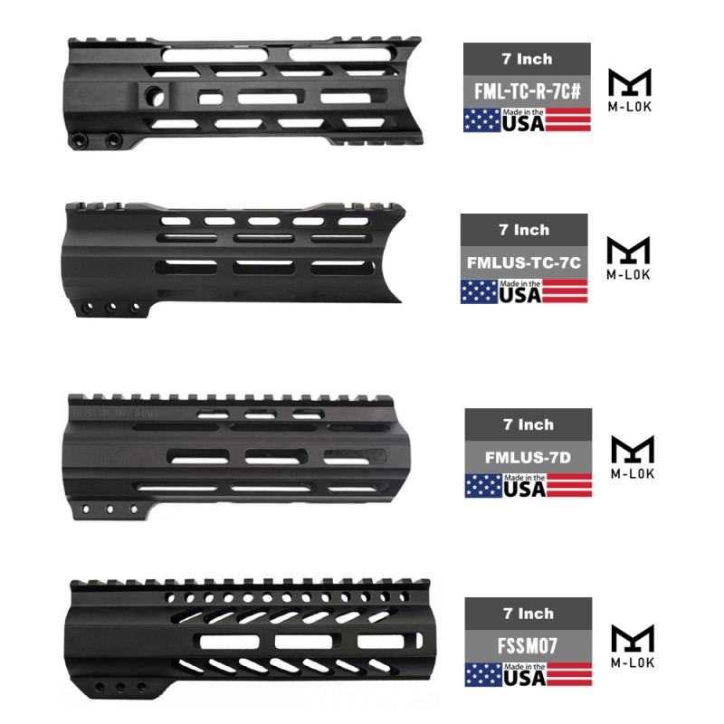 AR 9mm 7.5'' Barrel W/ 7'' M-LOK Handguard | Pistol Upper Build UPK56 [ASSEMBLED]