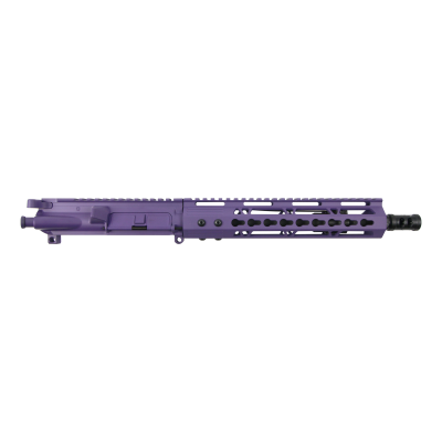 AR-15 .223/5.56 10.5" Barrel 10" Cerakote Purple Keymod Handguard | Pistol Upper Build UPK58 [ASSEMBLED]