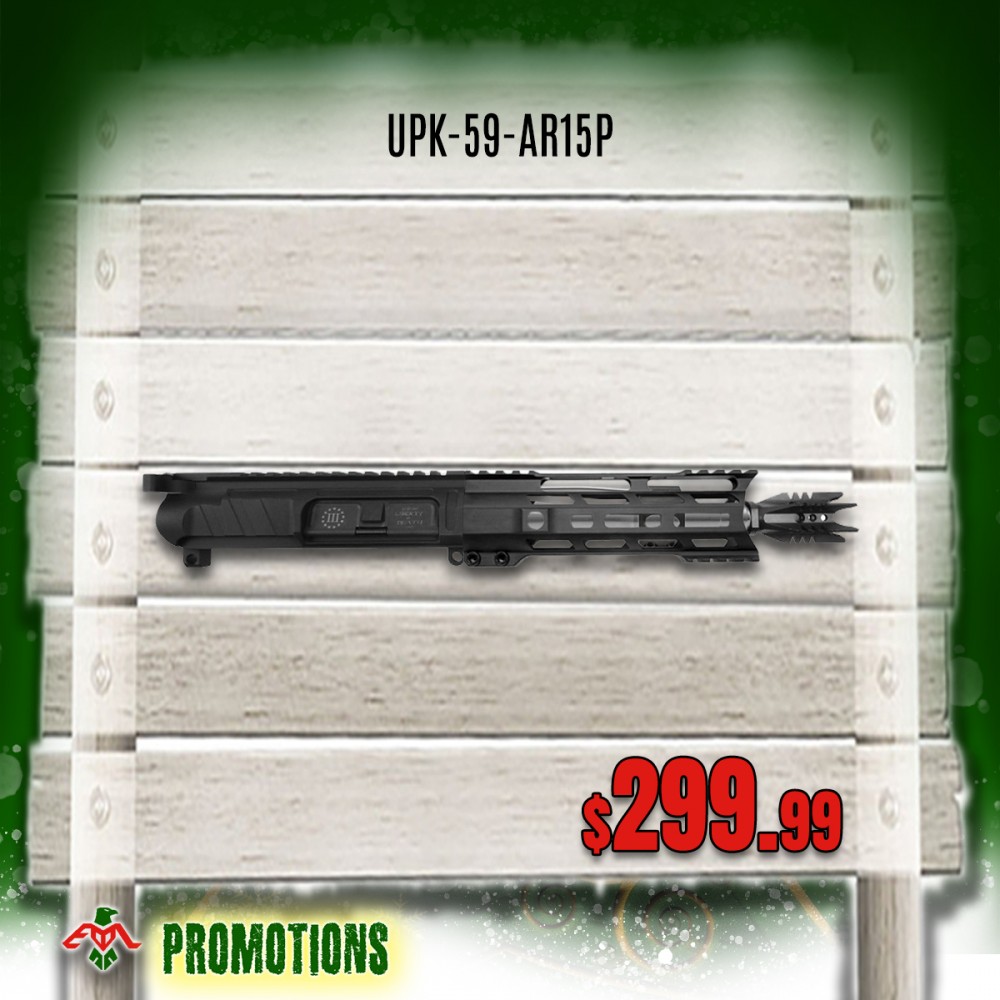 AR-15 .223/5.56 7.5'' Barrel 7'' M-LOK Handguard | Pistol Upper Build UPK59 [ASSEMBLED]