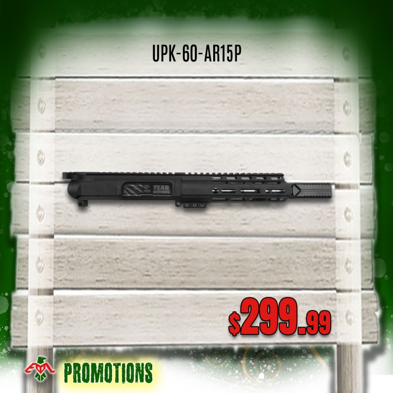 AR-15 .223/5.56 7.5'' Barrel 7'' M-LOK Handguard | Pistol Upper Build UPK60 [ASSEMBLED]