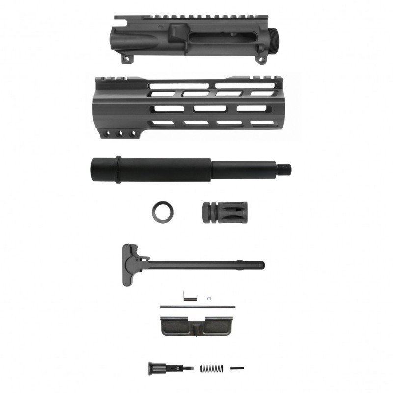 AR-9mm 7.5'' BARREL 7'' M-LOK HANDGUARD | PISTOL UPPER BUILD UPK63 [ASSEMBLED]